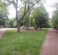 Small Playground in the city park Erfurt