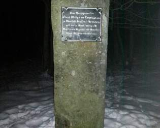 Memorial stone Philipp Franz von Langen