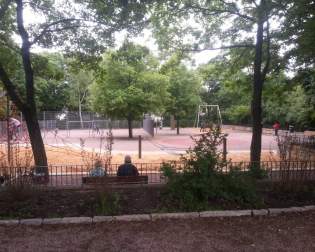 Large Playground in a city park Erfurt