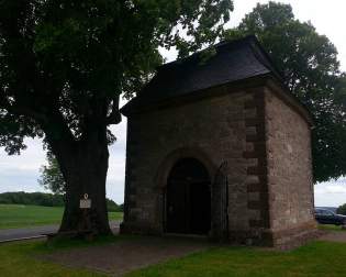 Chapel with bigleaf linden