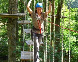 The Lichtenstein Castle Ropes Course 