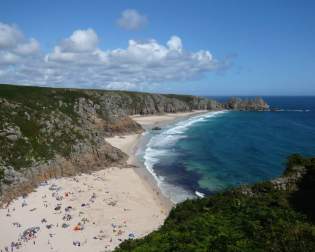 Porthcurno Beach