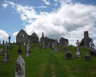 Clonmacnoise Monastery Ruins