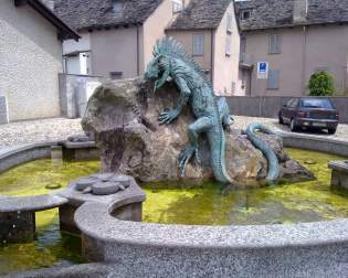 Fountain of the basilisk