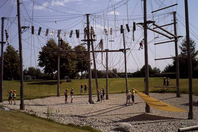 High Ropes Course of the University Augsburg - © Universität Augsburg 