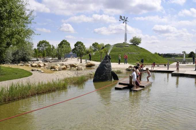 Wasserspielplatz Donauinsel - © Wr.Kinderfreunde